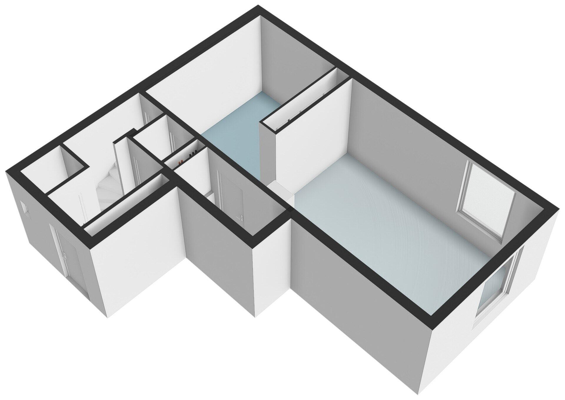 Plattegrond 2 - Straat van Makassar 65 A, Amstelveen
