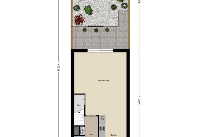 Plattegrond – Straat van Messina 119, Amersfoort