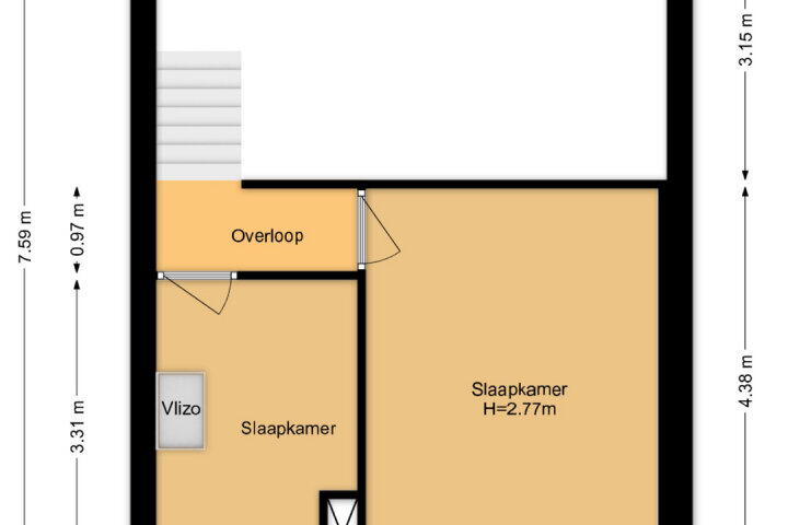 Plattegrond – Streefkerkstraat 23, Zoetermeer