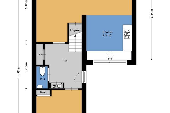 Plan – Stroomdal 36 A, Steenwijk