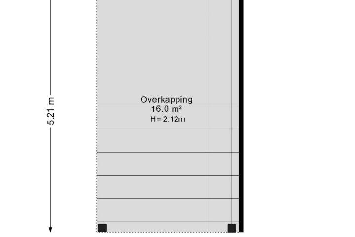 Plattegrond – Struikheidestraat 2 b, Hollandscheveld