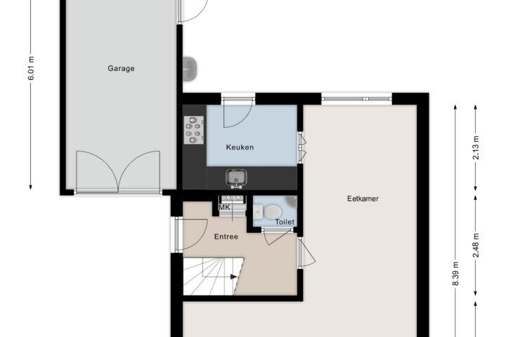 Plattegrond – Stuwwal 11, Steenwijk