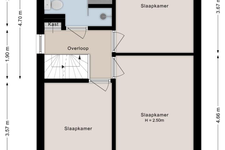 Plattegrond – Stuwwal 11, Steenwijk