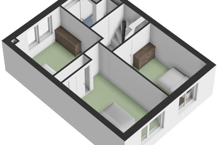 Plattegrond – Susterenhof 55, Arnhem