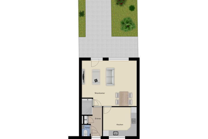 Plattegrond – Susterenhof 55, Arnhem