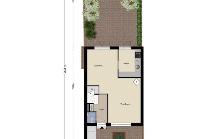 Plattegrond – Swalmenhof 9, Arnhem