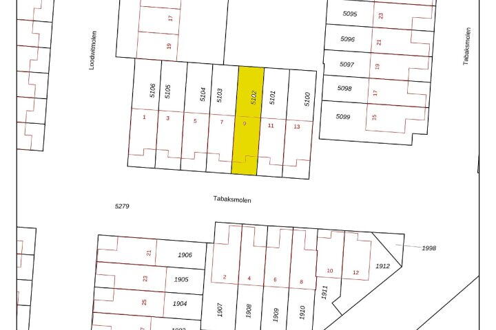 Plattegrond – Tabaksmolen 9, Heerhugowaard