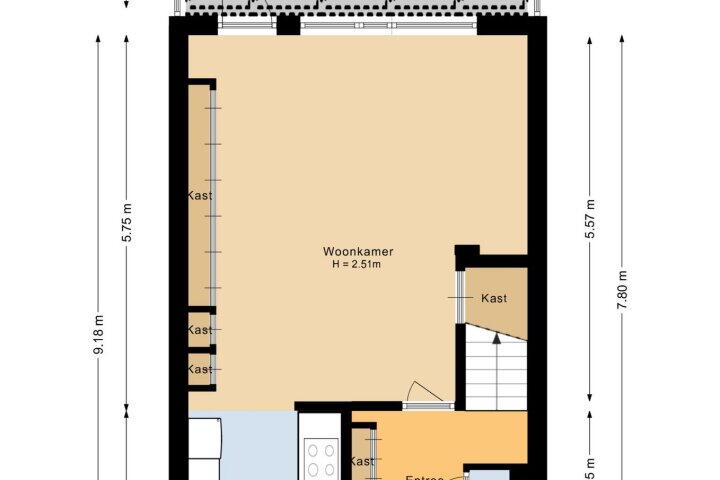Plattegrond – Tabaksmolen 9, Heerhugowaard
