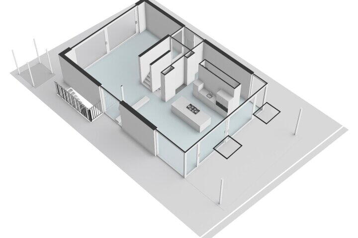 Plattegrond – Tamariskhof 5, Amsterdam