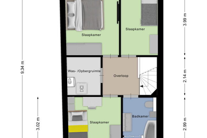 Plattegrond – Tanzanietdijk 46, Roosendaal