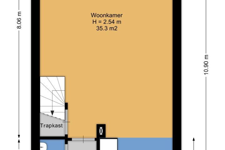 Plattegrond – Tarthorst 52, Alphen aan den Rijn