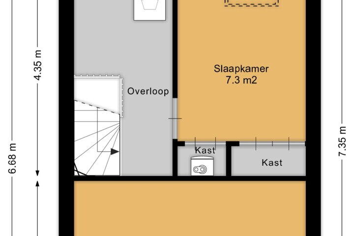 Plattegrond – Tarthorst 52, Alphen aan den Rijn