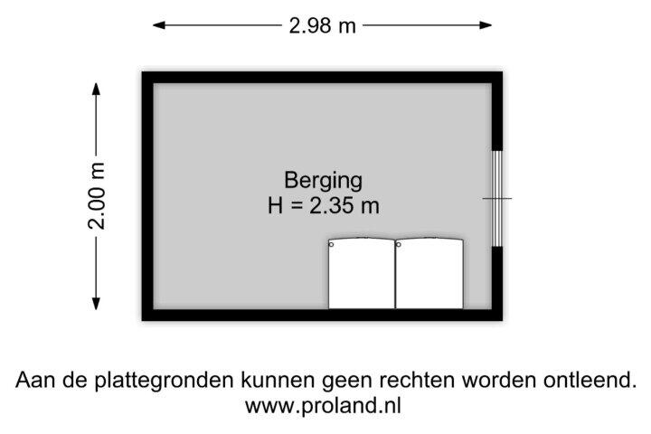 Plattegrond – Tarthorst 52, Alphen aan den Rijn