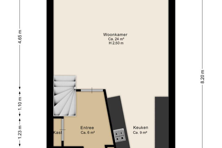 Plattegrond – Tarwehullen 34, Assen