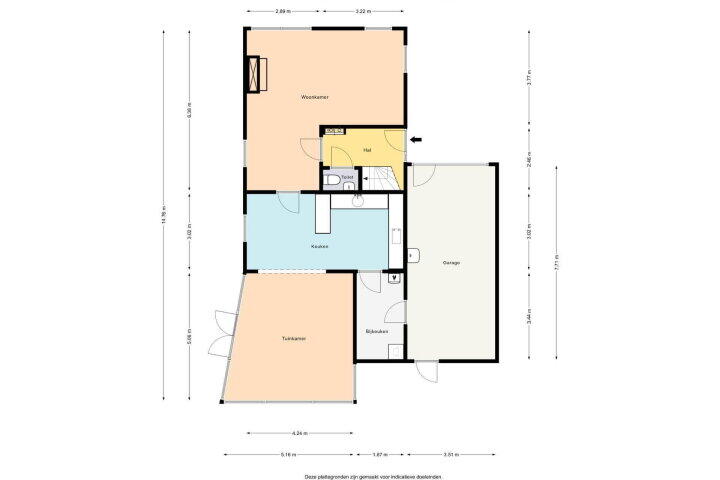 Plattegrond – Taxus 1, Heerenveen