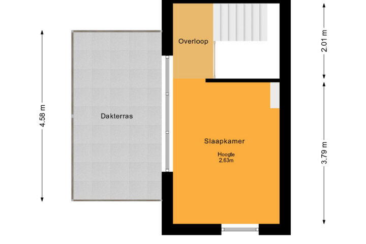 Plattegrond – Tempo Doeloestraat 174, Almere