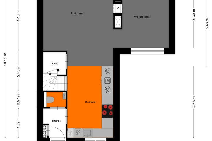 Plattegrond – Ten Einde 17, Reusel