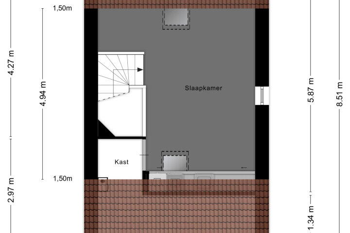 Plattegrond – Ten Einde 17, Reusel