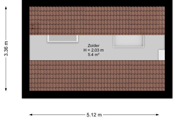 Plattegrond – Ten Holtheweg 60, Steenwijkerwold