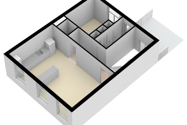 Plattegrond – Tentstraat 18 b, Vaals