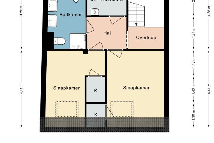 Plattegrond – Tentstraat 18 b, Vaals