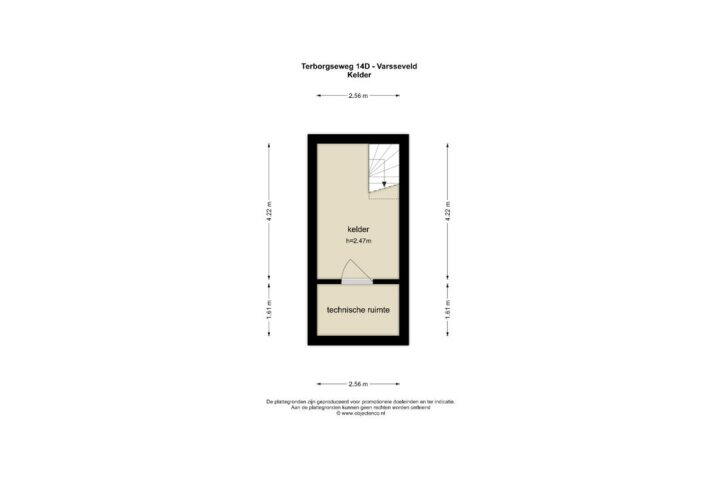 Plattegrond – Terborgseweg 14 D, Varsseveld
