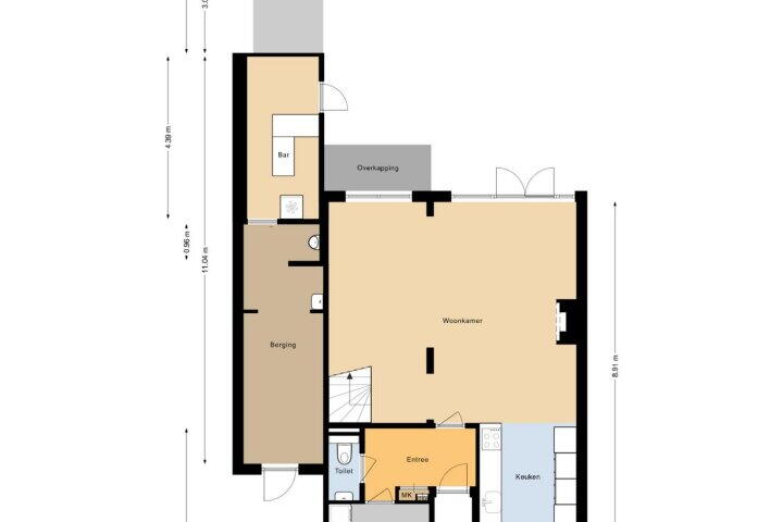 Plattegrond – Ter Braaklaan 36, Heerhugowaard