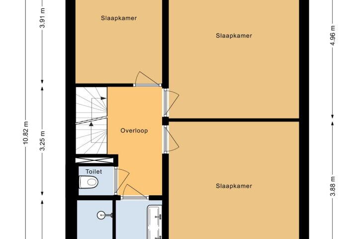 Plattegrond – Ter Braaklaan 36, Heerhugowaard