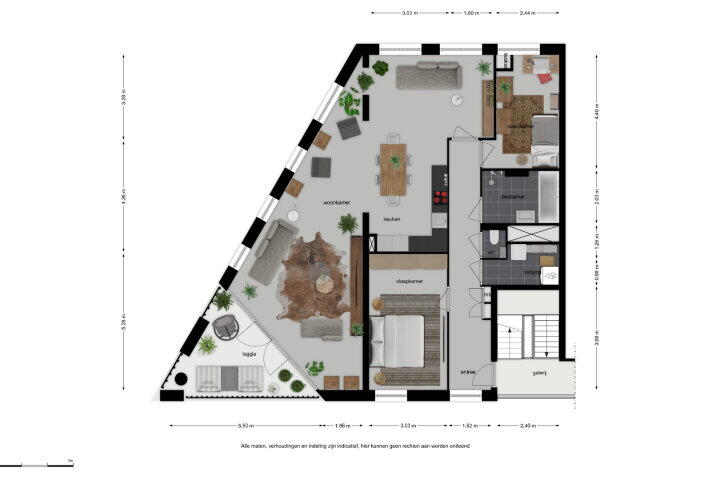 Plattegrond – Terheijdenstraat 200, Breda