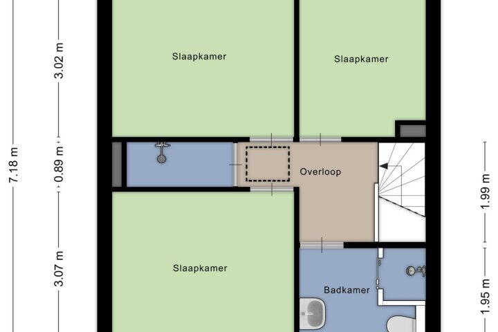 Plattegrond – Termileslaan 123, Maastricht