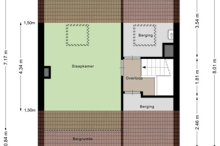 Plattegrond – Termileslaan 167, Maastricht