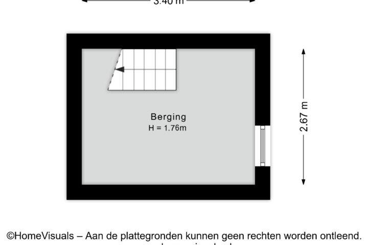 Plattegrond – Ter Zwege 1, Tuk
