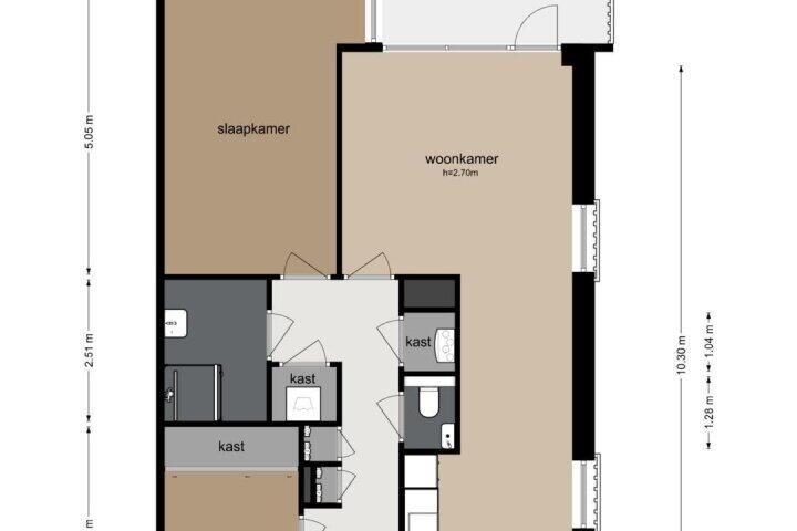 Plattegrond – Theodoor van Hoytemastraat 58, Amsterdam