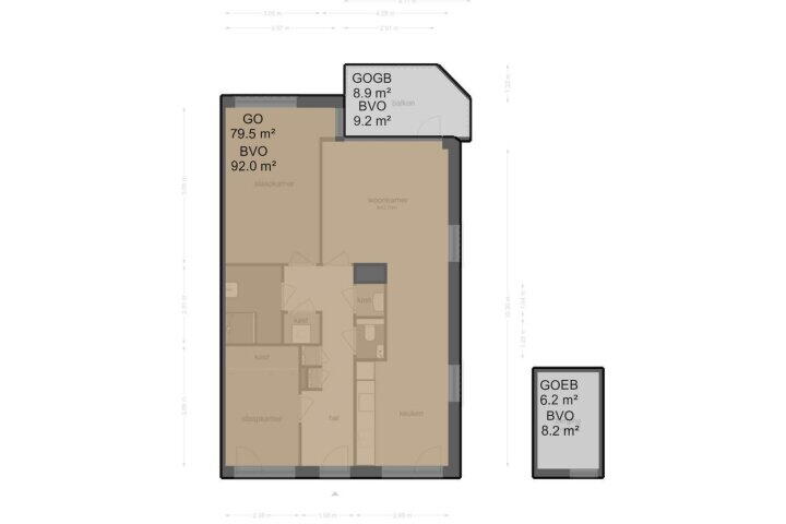Plattegrond – Theodoor van Hoytemastraat 58, Amsterdam