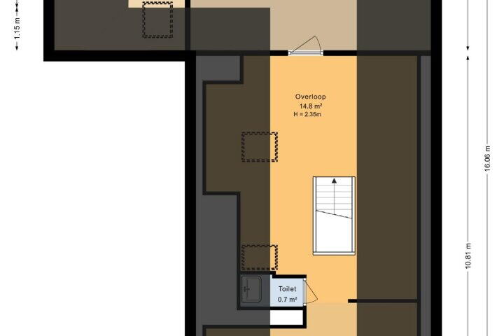 Plattegrond – Theo Thijssenstraat 3, Roden