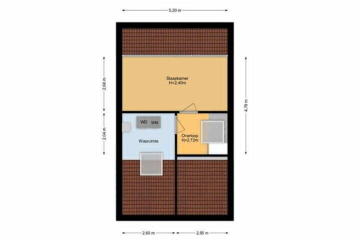 Plattegrond – 't Hert 128, Leidschendam