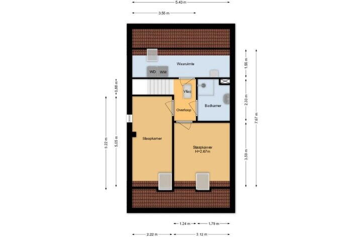 Plattegrond – Thomas Morelaan 12, Zoetermeer