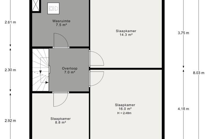 Plan – Thoornpolder 26, Hoofddorp