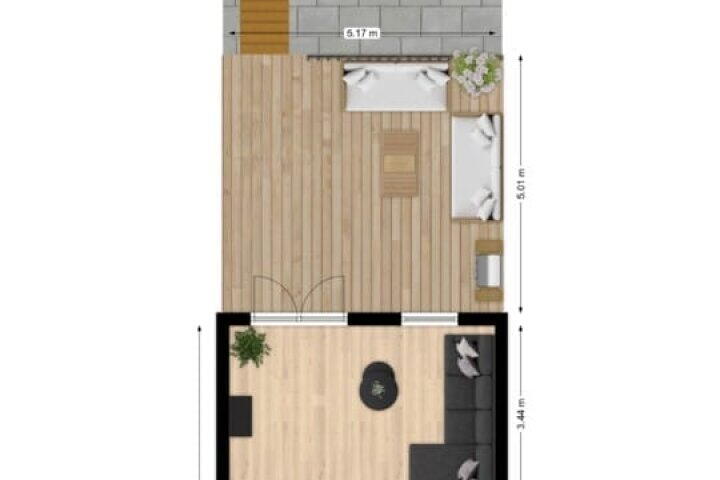 Plattegrond – Thorbeckelaan 184, Sliedrecht