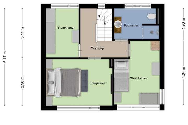 Plattegrond – Thorbeckelaan 28, Roosendaal