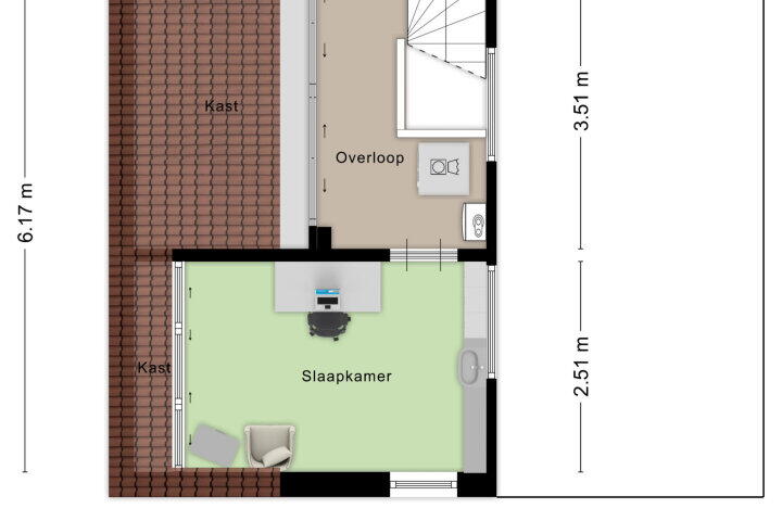 Plattegrond – Thorbeckelaan 28, Roosendaal