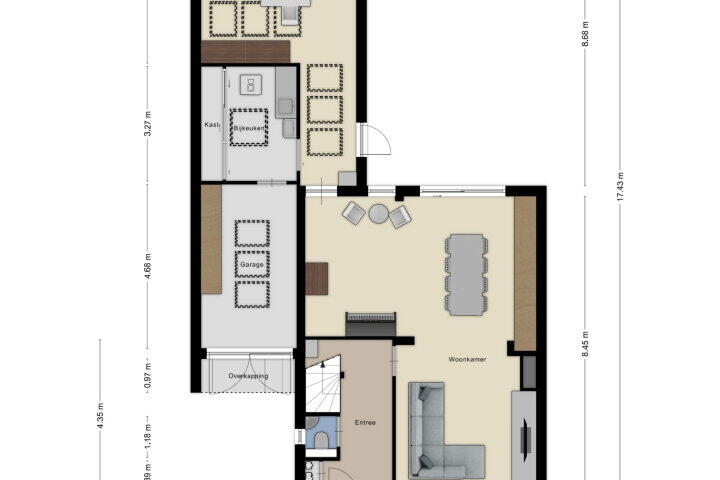 Plattegrond – Tiendevrij 5, Wouw
