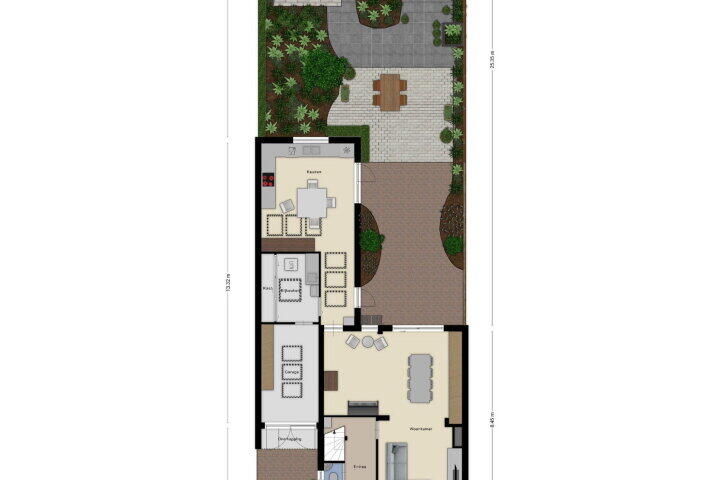 Plattegrond – Tiendevrij 5, Wouw