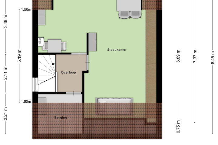 Plattegrond – Tiendevrij 5, Wouw