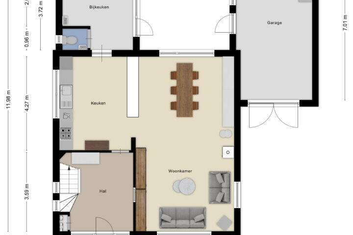 Plattegrond – Tiendevrij 8, Wouw