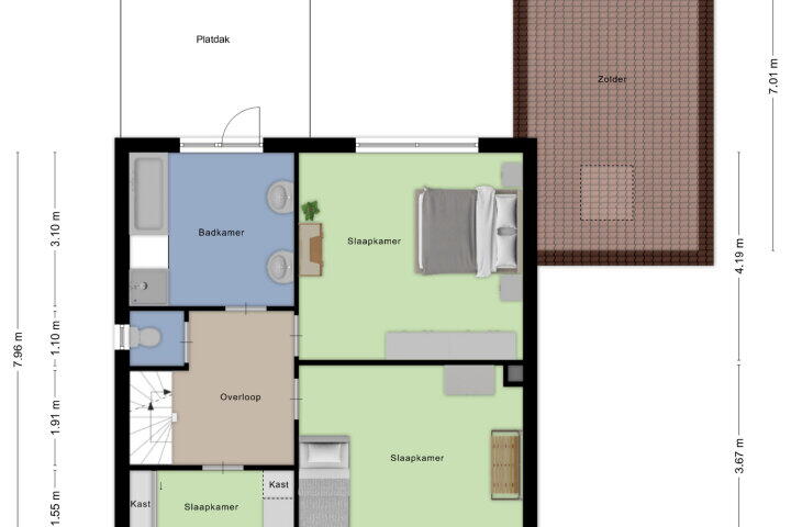Plattegrond – Tiendevrij 8, Wouw