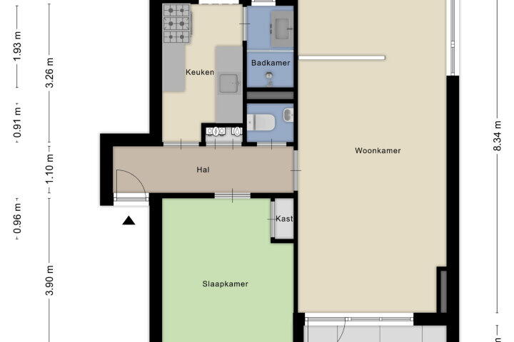 Plattegrond – Tijgerstraat 139, Nijmegen