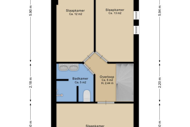 Plattegrond – Tijmstraat 37, Assen