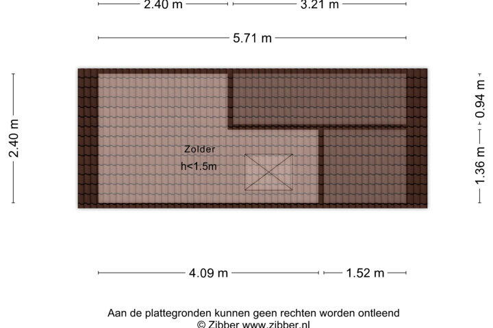 Plattegrond – Timmerman 43, Wijchen