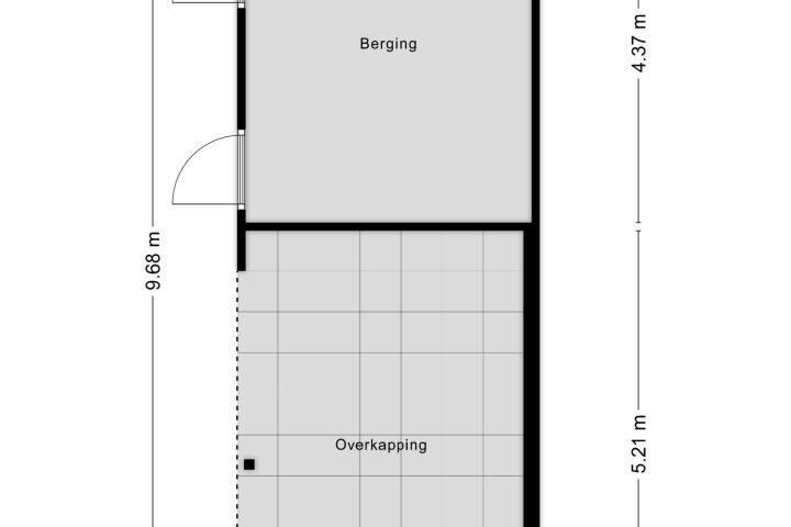 Plattegrond – Timmerman 43, Wijchen